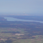 Lake Starnberg with Munich in the background